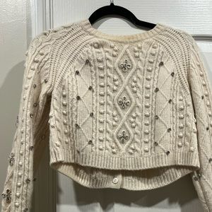 ba&sh
Otello Embellished Crop Sweater